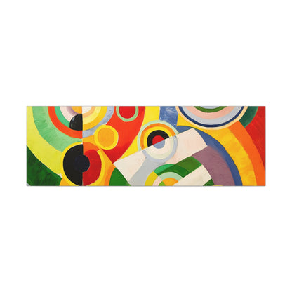 Rythme, Joie de vivre (1930) by Robert Delaunay / Reproduction Fine Art sur Toile / Large Epaisseur 3.2 cm - 1.25 inch