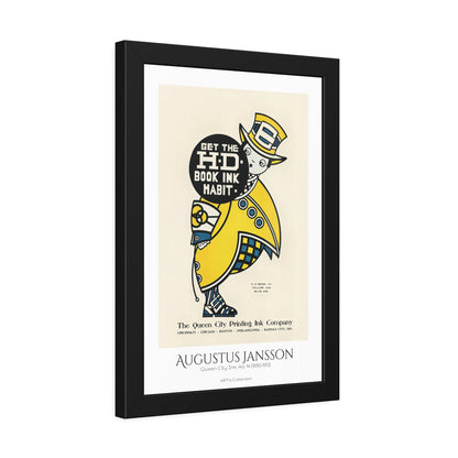Queen City Ink, Ad. 14 (1890-1913) by Augustus Jansson  / Affiche Encadrée série ART's Collection