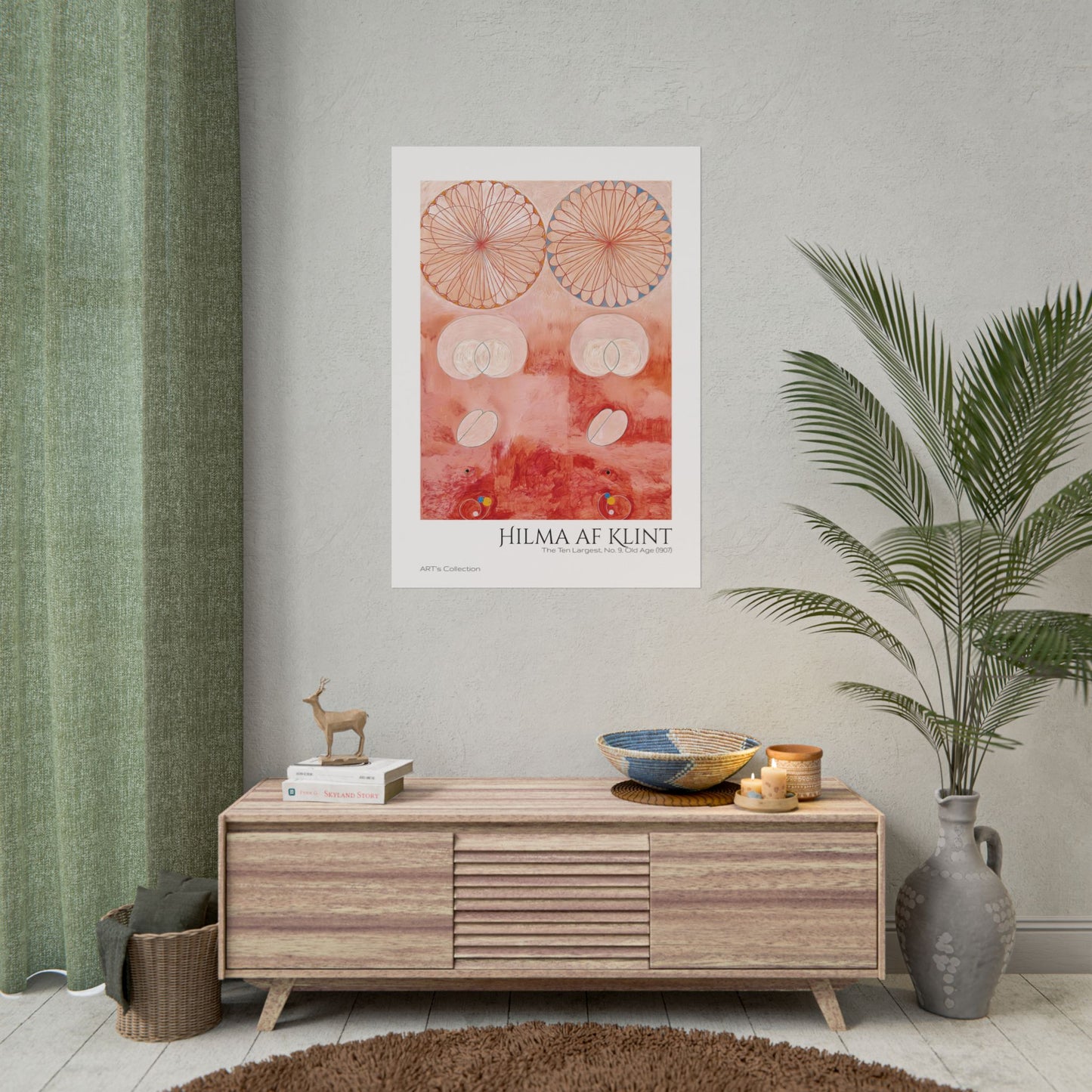 The Ten Largest, No. 9, Old Age (1907) by Hilma af Klint  / Affiche imprimée - Série ART's Collection