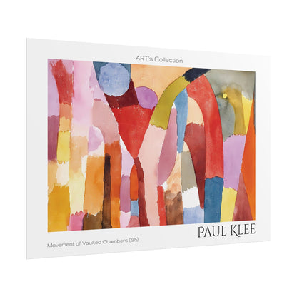 Movement of Vaulted Chambers (1915) by Paul Klee / Affiche imprimée - Série ART's Collection