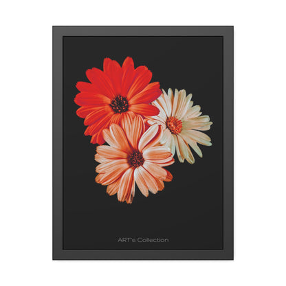 Collection Signature "FLORAL Numéro 7" sur Affiche Encadrée série ART's Collection