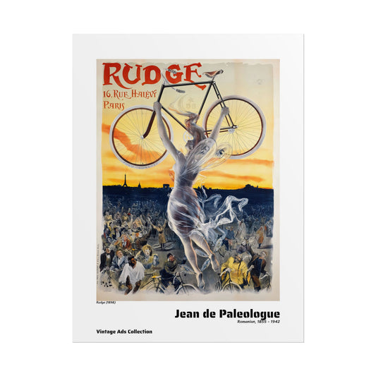 Rudge (1898) by Jean de Paleologue / Affiche imprimée - Série Vintage Ads Collection