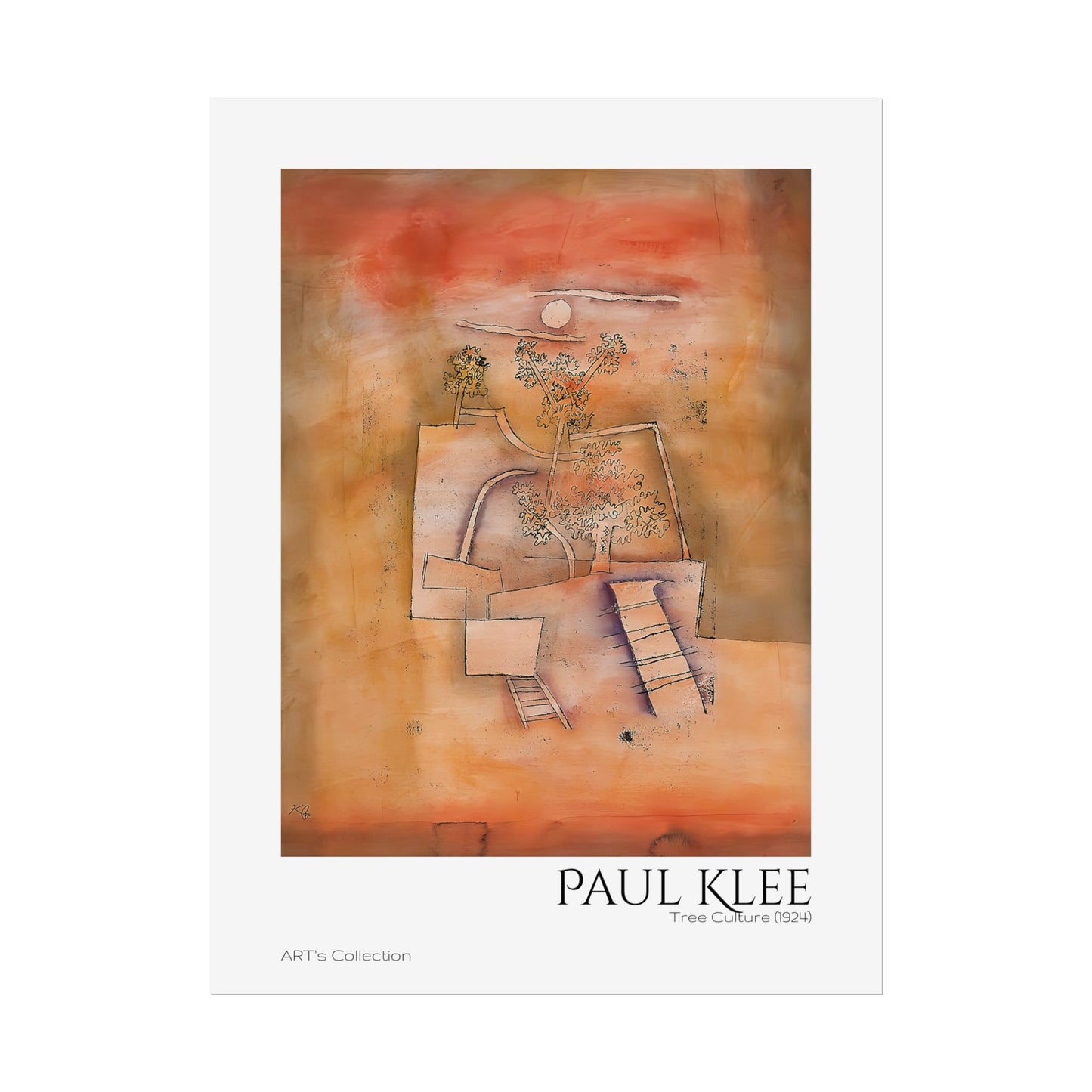 Tree Culture (1924) by Paul Klee / Affiche imprimée - Série ART's Collection