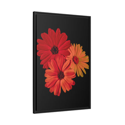 Collection Signature "FLORAL Numéro 1" sur Toile encadrée avec caisse américaine