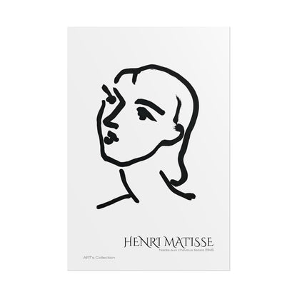 Nadia aux cheveux lisses (1948) by Henri Matisse / Affiche imprimée - Série ART's Collection