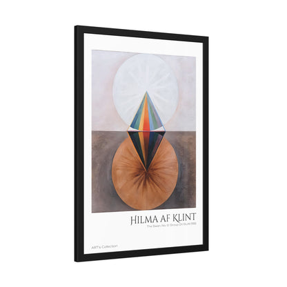 The Swan, No. 12, Group IX-SUW (1915) by Hilma af Klint  / Affiche Encadrée série ART's Collection