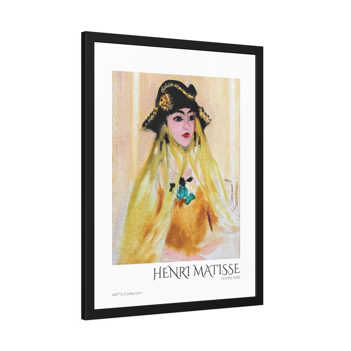 Ancilla (1921) by Henri Matisse  / Affiche Encadrée série ART's Collection