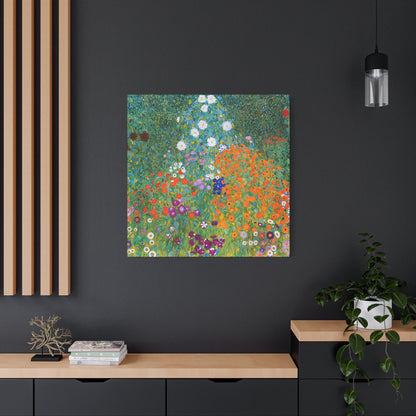 Cottage Garden (1905-1907) by Gustav Klimt / Reproduction Fine Art sur Toile / Flanc Large Epaisseur 3.2 cm - 1.25 inch