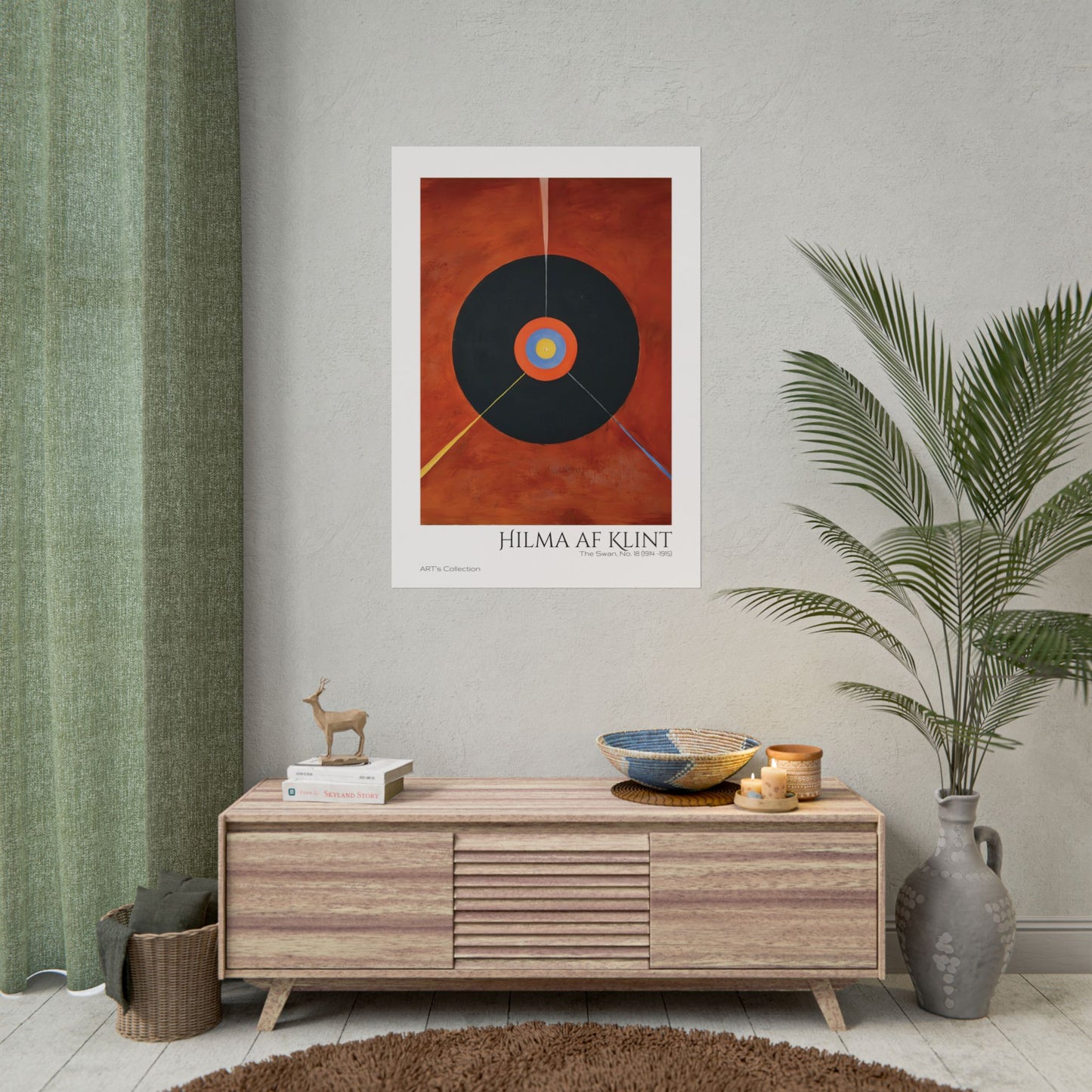 The Swan, No. 18 (1914 -1915) by Hilma af Klint  / Affiche imprimée - Série ART's Collection