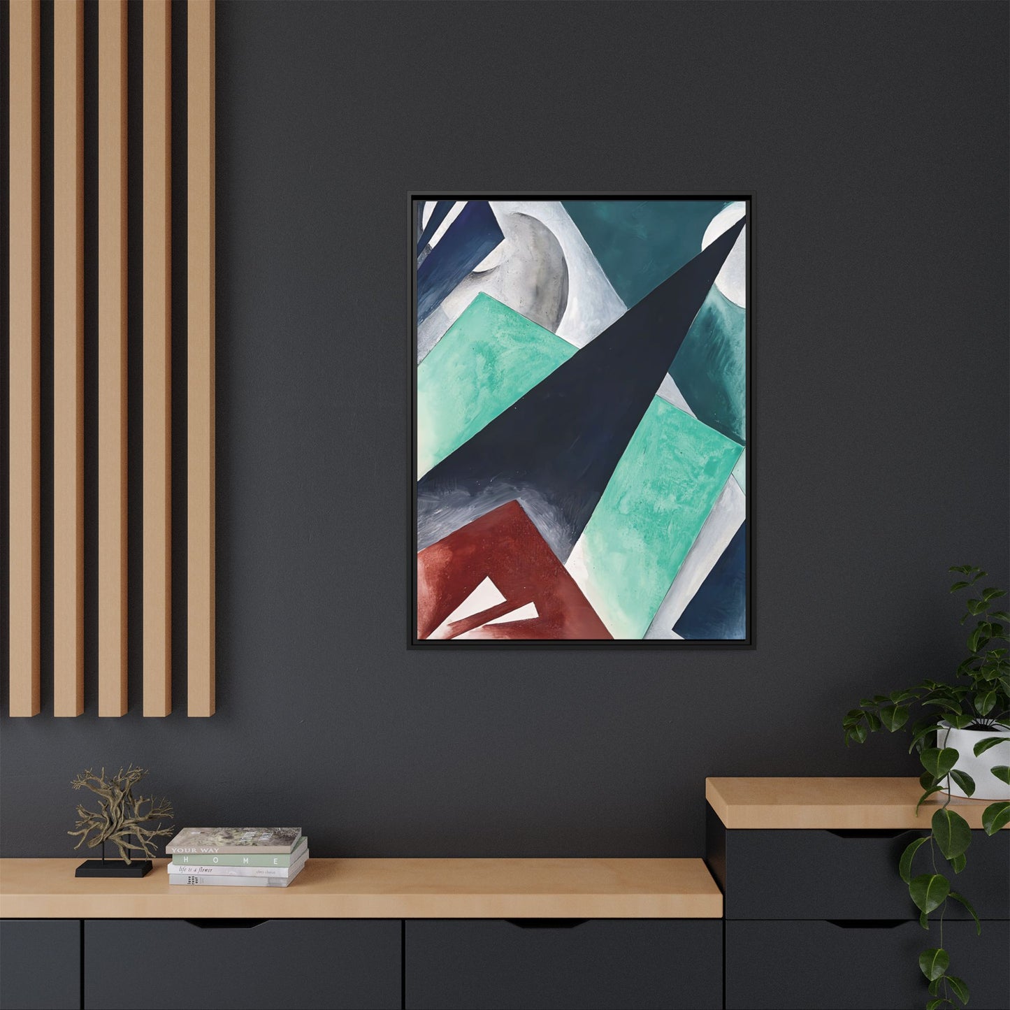 Painterly Architectonic (1918) by Lyubov Popova / Toile encadrée sur caisse américaine
