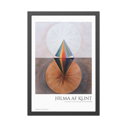The Swan, No. 12, Group IX-SUW (1915) by Hilma af Klint  / Affiche Encadrée série ART's Collection