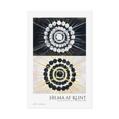 Group IX,SUW No. 8, The Swan (1915) by Hilma af Klint  / Affiche imprimée - Série ART's Collection