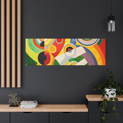 Rythme, Joie de vivre (1930) by Robert Delaunay / Reproduction Fine Art sur Toile / Large Epaisseur 3.2 cm - 1.25 inch