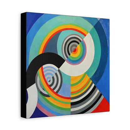 Rythme numéro 3 (1938) by Robert Delaunay / Reproduction Fine Art sur Toile / Epaisseur 3,2cm - 1'25 po