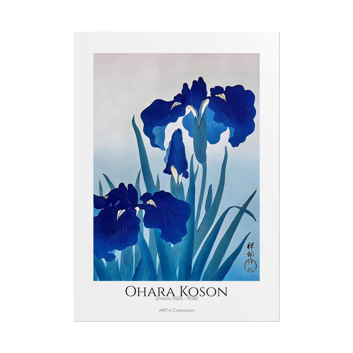 Irises (1925 - 1936) by Ohara Koson / Affiche imprimée - Série ART's Collection
