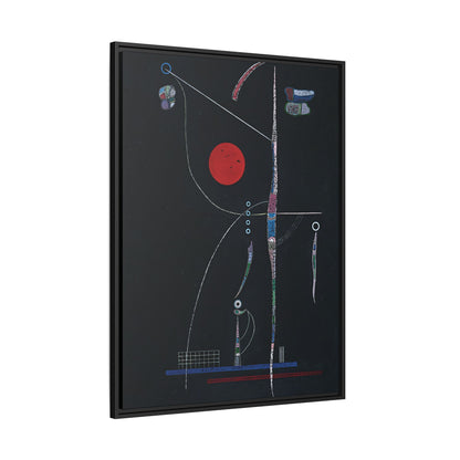 L' accent Rouge (1938) by Wassily Kandinsky / Toile encadrée sur caisse américaine
