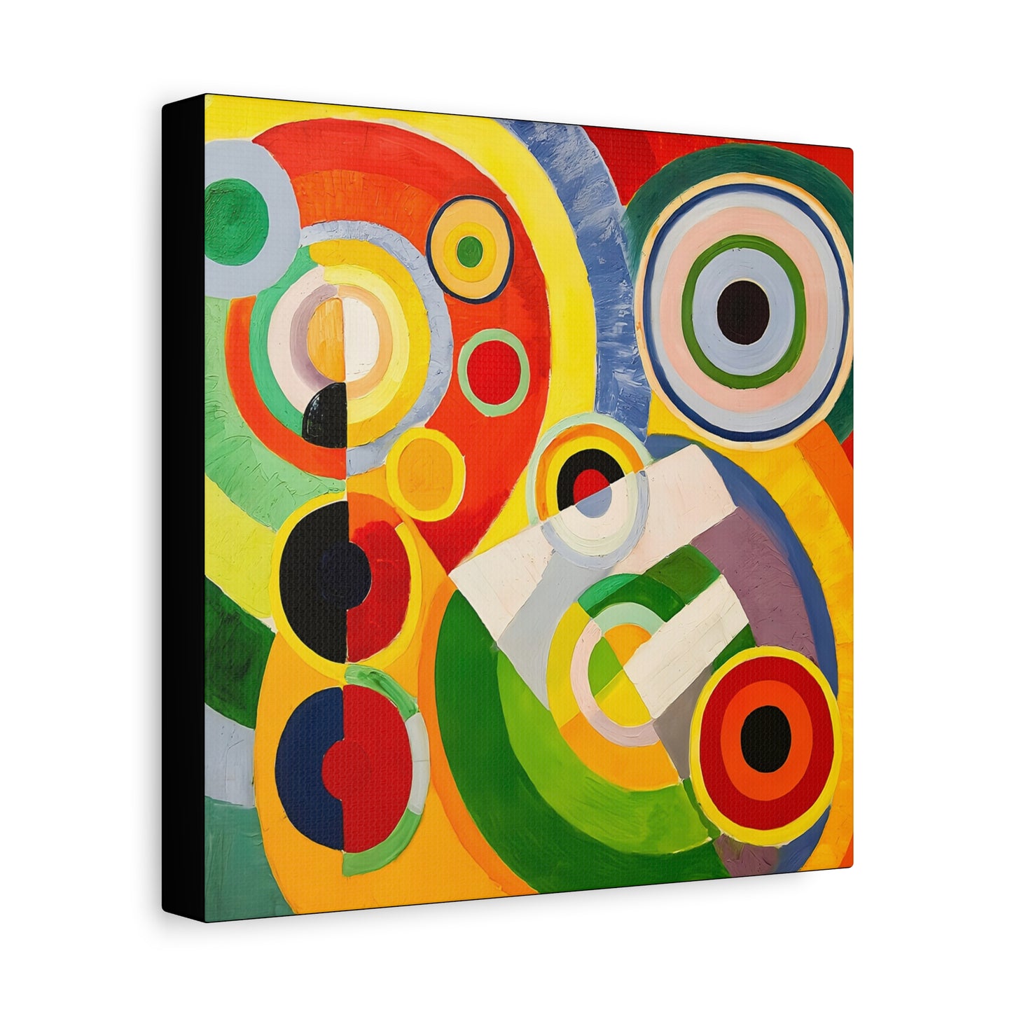 Rythme, Joie de vivre (1930) by Robert Delaunay / Reproduction Fine Art sur Toile / Large Epaisseur 3.2 cm - 1.25 inch
