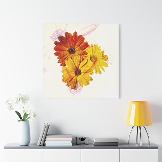 Collection Signature "FLORAL Numéro 13" sur Toile Fine Art sur Toile / Epaisseur 3,2cm - 1'25 po