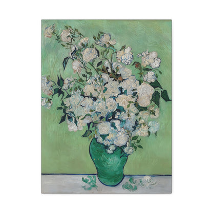 Roses (1890) by Vincent van Gogh  / Reproduction Fine Art sur Toile / Epaisseur 3,2cm - 1'25 po