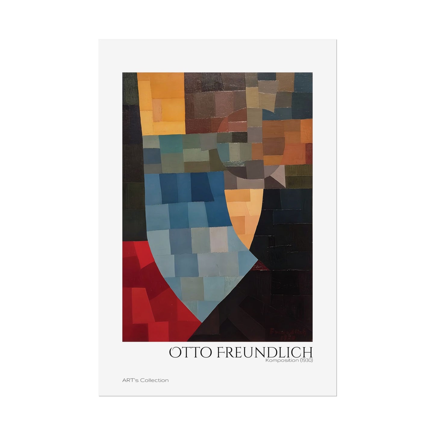 Komposition (1930) by Otto Freundlich / Affiche imprimée - Série ART's Collection