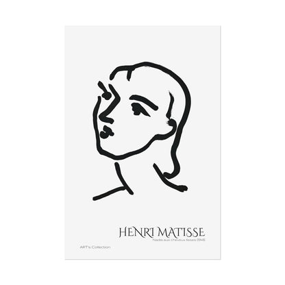 Nadia aux cheveux lisses (1948) by Henri Matisse / Affiche imprimée - Série ART's Collection