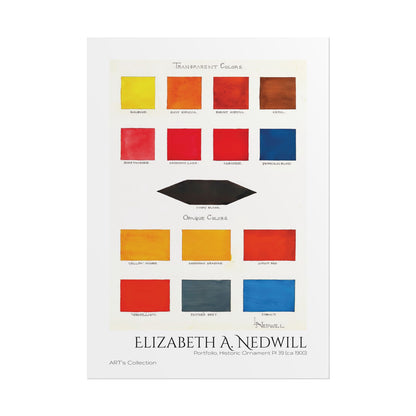 Portfolio, Historic Ornament Pl 39 (ca 1900) by Elizabeth A. Nedwill / Affiche imprimée - Série ART's Collection