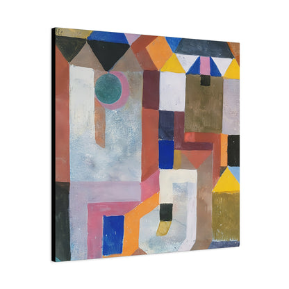 Colorful Architecture (1917) by Paul Klee   / Reproduction Fine Art sur Toile / Epaisseur 3,2cm - 1'25 po
