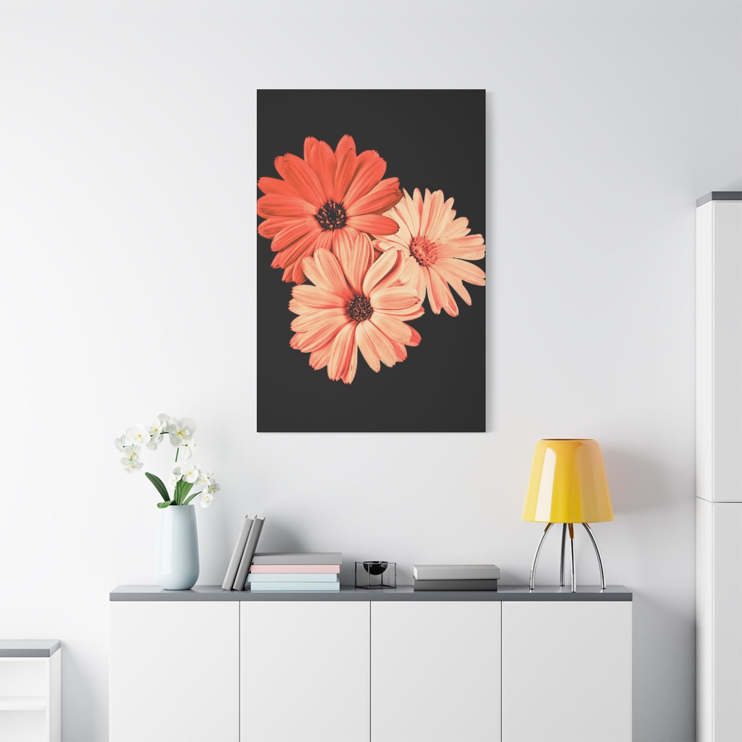 Collection Signature "FLORAL Numéro 6" sur Toile Fine Art sur Toile / Epaisseur 3,2cm - 1'25 po