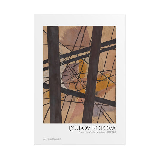 Raum-Kraft Komposition (1921-1922) by Lyubov Popova / Affiche imprimée - Série ART's Collection