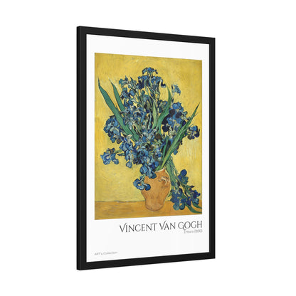 Irises (1890) by Vincent Van Gogh / Affiche Encadrée série ART's Collection