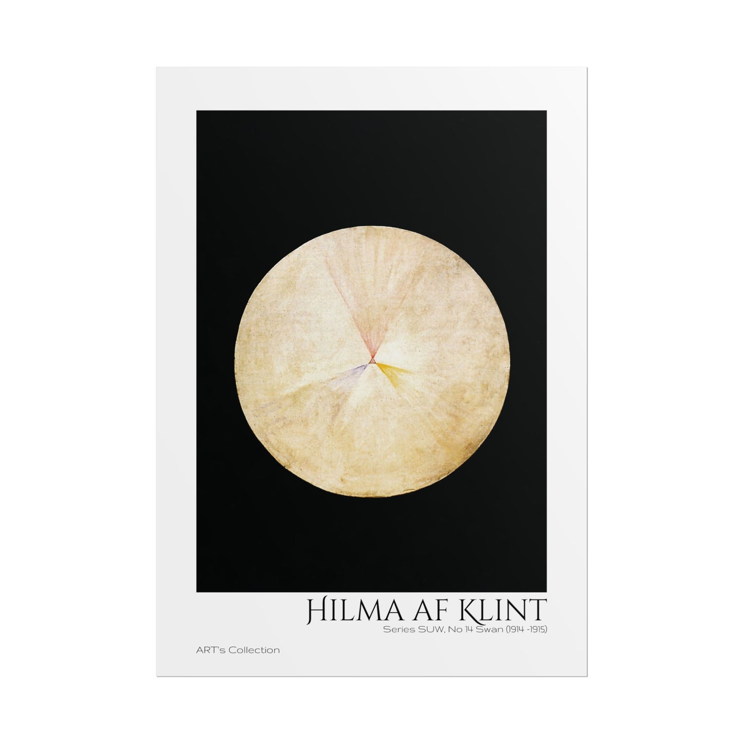 Series SUW, No 14 Swan (1914 -1915) by Hilma af Klint  / Affiche imprimée - Série ART's Collection