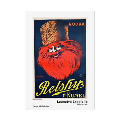 Relsky'S Vodka (1925) by Leonetto Cappiello / Affiche imprimée - Série Vintage Ads Collection