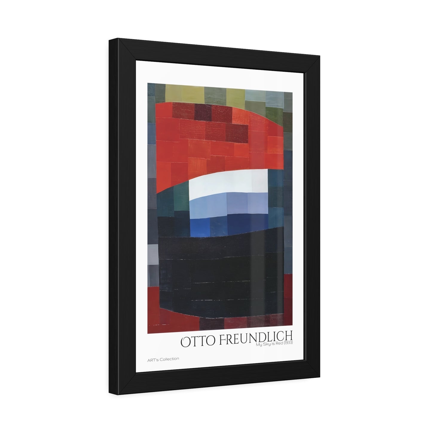 My Sky is Red (1933) by Otto Freundlich  / Affiche Encadrée série ART's Collection