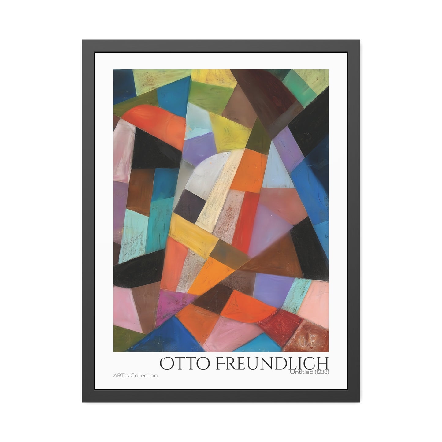 Untitled (1938) by Otto Freundlich  / Affiche Encadrée série ART's Collection