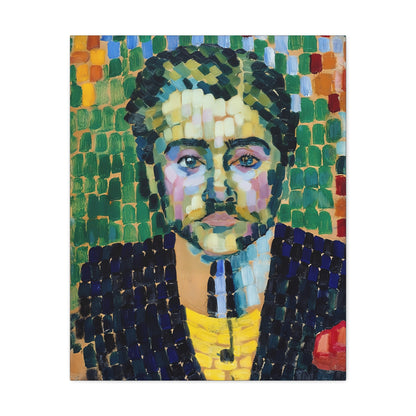 Jean Metzinger (1906) by Robert Delaunay / Reproduction Fine Art sur Toile / Epaisseur 3,2cm - 1'25 po