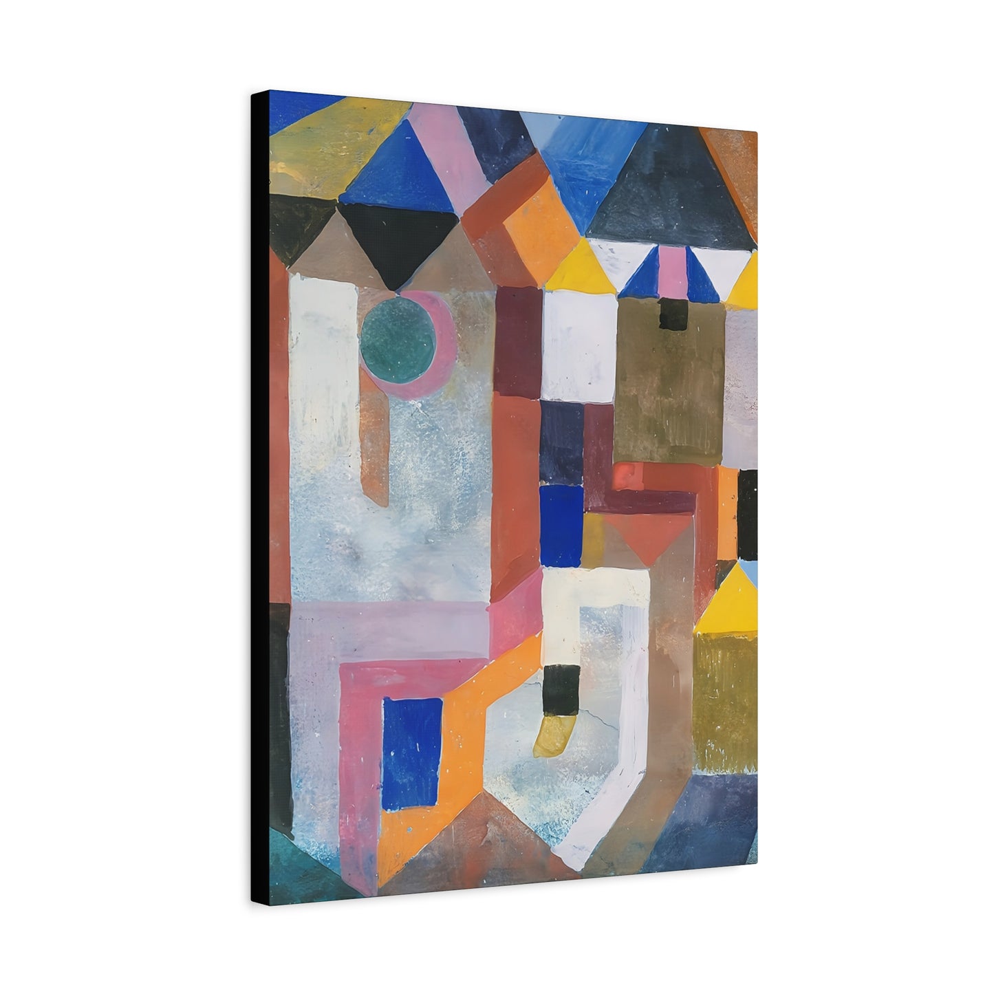 Colorful Architecture (1917) by Paul Klee   / Reproduction Fine Art sur Toile / Epaisseur 3,2cm - 1'25 po