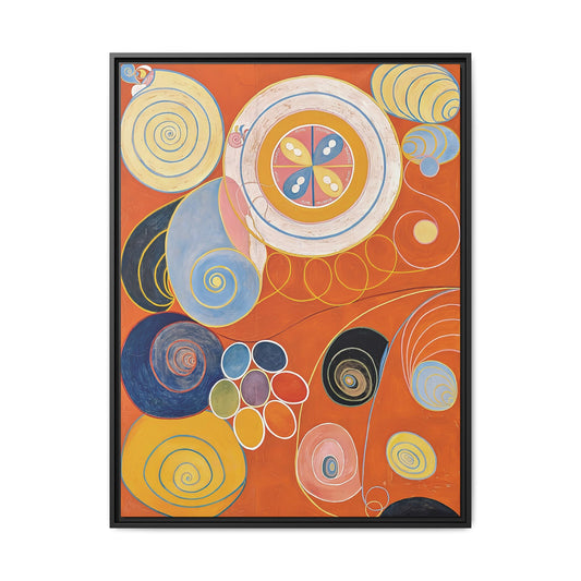 Group IV, No. 3. The Ten Largest, Youth (1907 by Hilma af Klint   / Toile encadrée sur caisse américaine