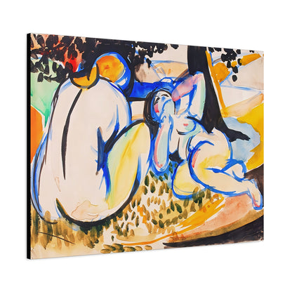 Nudes (1915-1918) by Henry Lyman Saÿen  / Reproduction Fine Art sur Toile / Flanc Large Epaisseur 3.2 cm - 1.25 inch