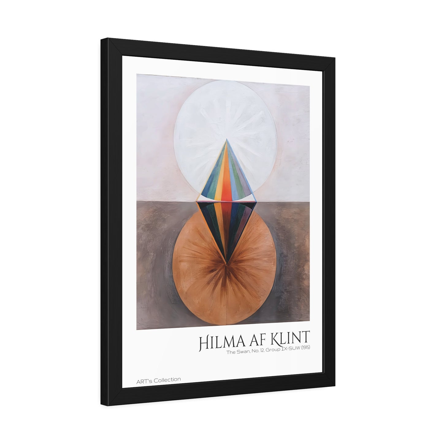 The Swan, No. 12, Group IX-SUW (1915) by Hilma af Klint  / Affiche Encadrée série ART's Collection