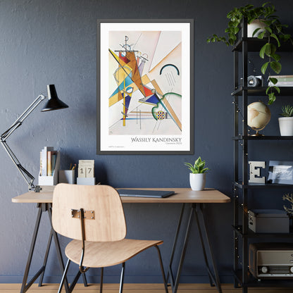 Gewebe (1923) by Wassily Kandinsky / Affiche Encadrée série ART's Collection