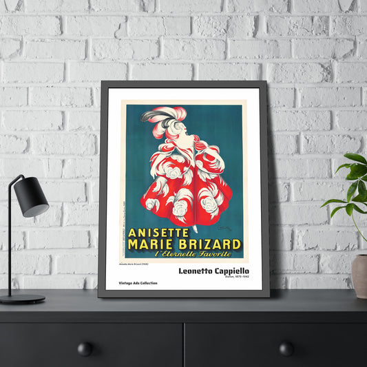 Anisette Marie Brizard (1928) by Leonetto Cappiello / Affiche Encadrée Série Vintage Ads Collection
