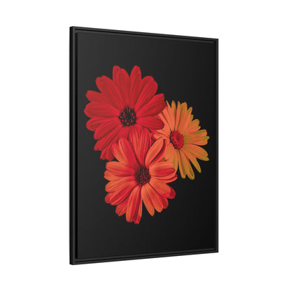Collection Signature "FLORAL Numéro 1" sur Toile encadrée avec caisse américaine