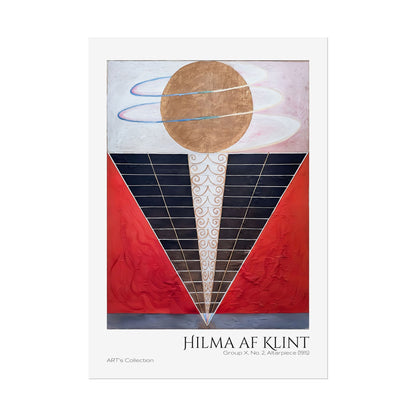 Group X No 2 Altarpiece (1915) by Hilma af Klint  / Affiche imprimée - Série ART's Collection