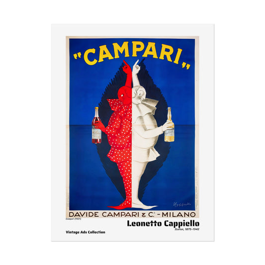 Campari (1921) by Leonetto Cappiello / Affiche imprimée - Série Vintage Ads Collection