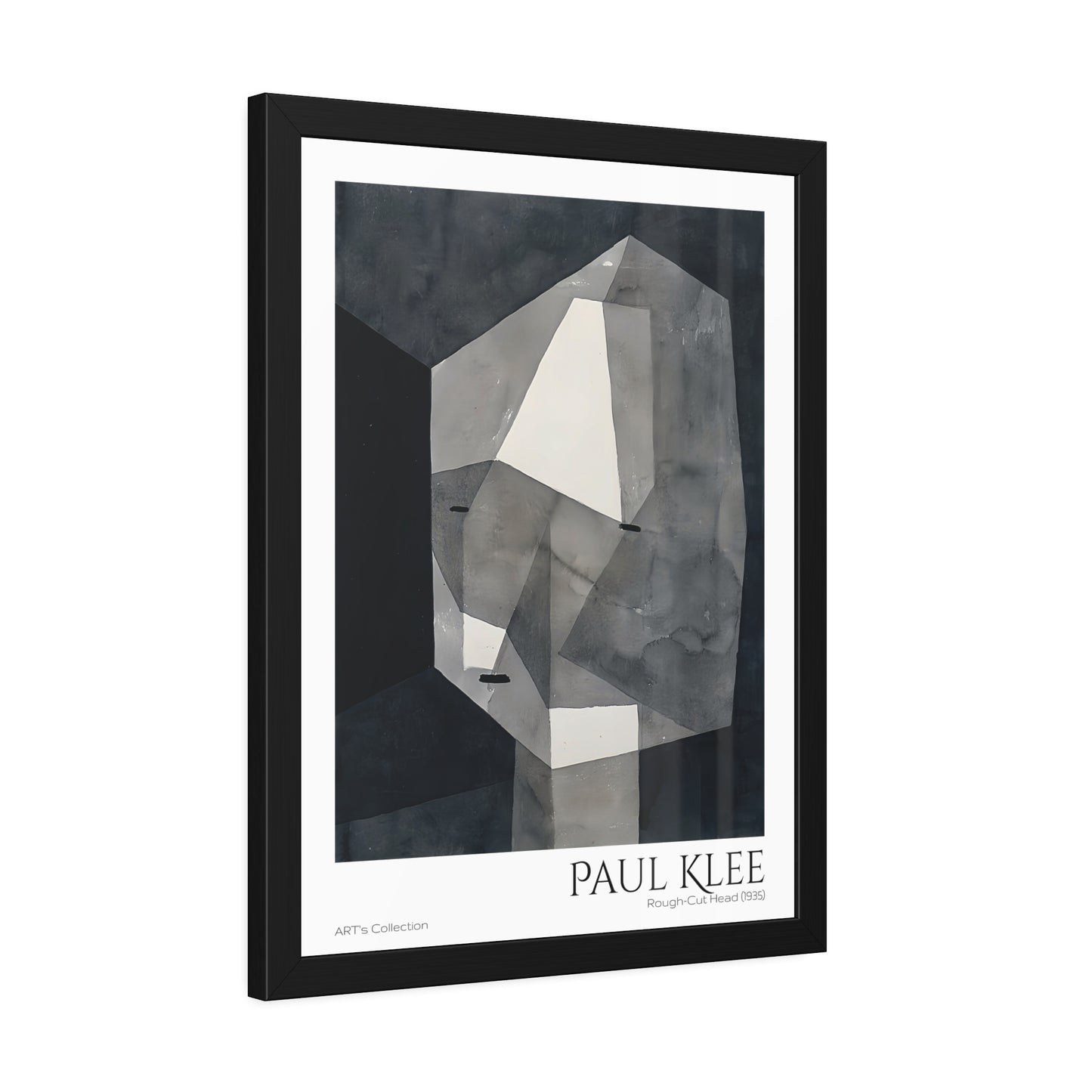 Rough-Cut Head (1935)  by Paul Klee / Affiche Encadrée série ART's Collection