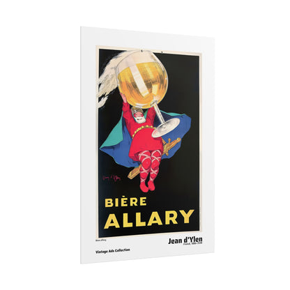 Biere Allary by Jean d'Ylen / Affiche imprimée - Série Vintage Ads Collection