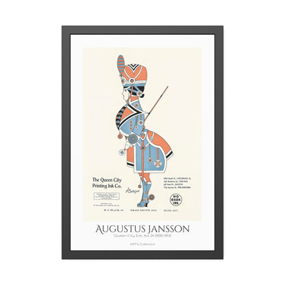Queen City Ink, Ad. 24 (1890-1913) by Augustus Jansson  / Affiche Encadrée série ART's Collection