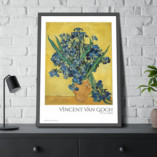 Irises (1890) by Vincent Van Gogh / Affiche Encadrée série ART's Collection
