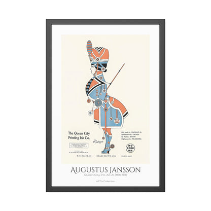 Queen City Ink, Ad. 24 (1890-1913) by Augustus Jansson  / Affiche Encadrée série ART's Collection