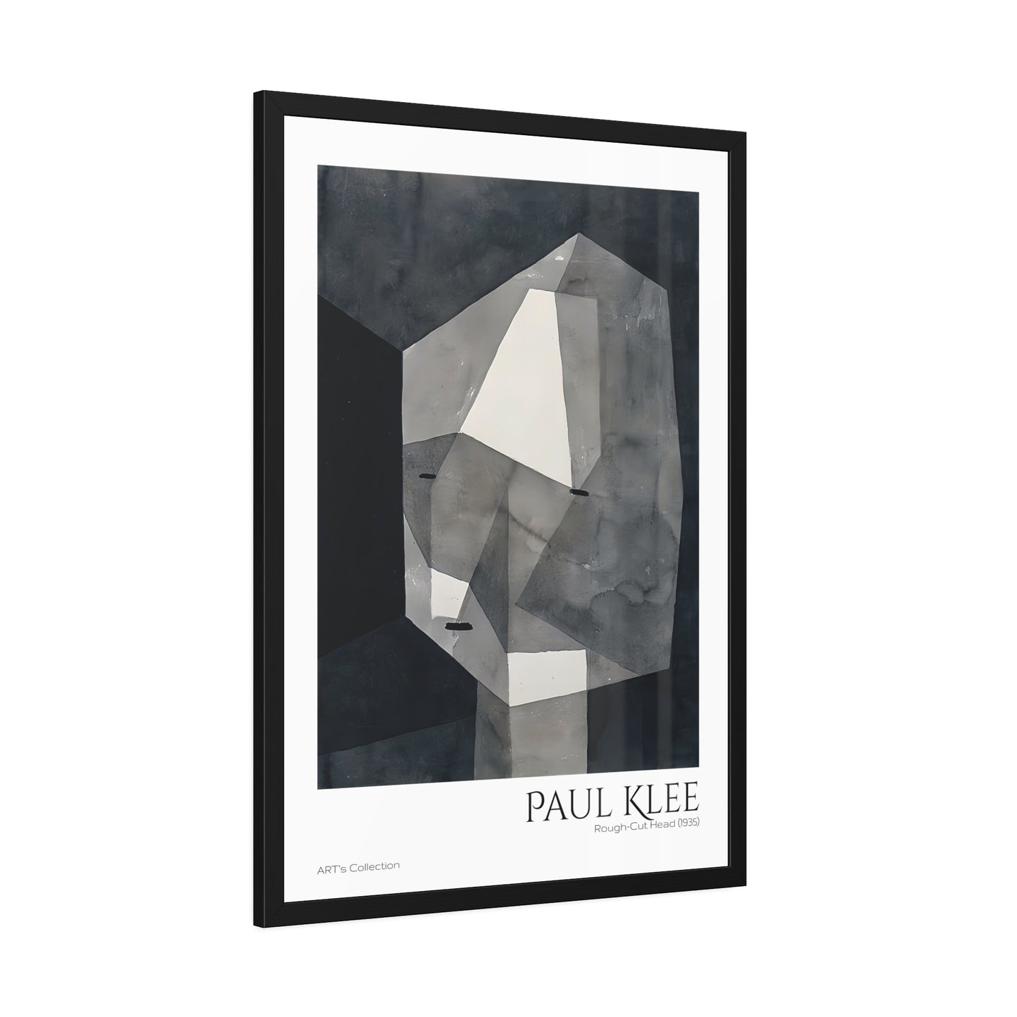 Rough-Cut Head (1935)  by Paul Klee / Affiche Encadrée série ART's Collection